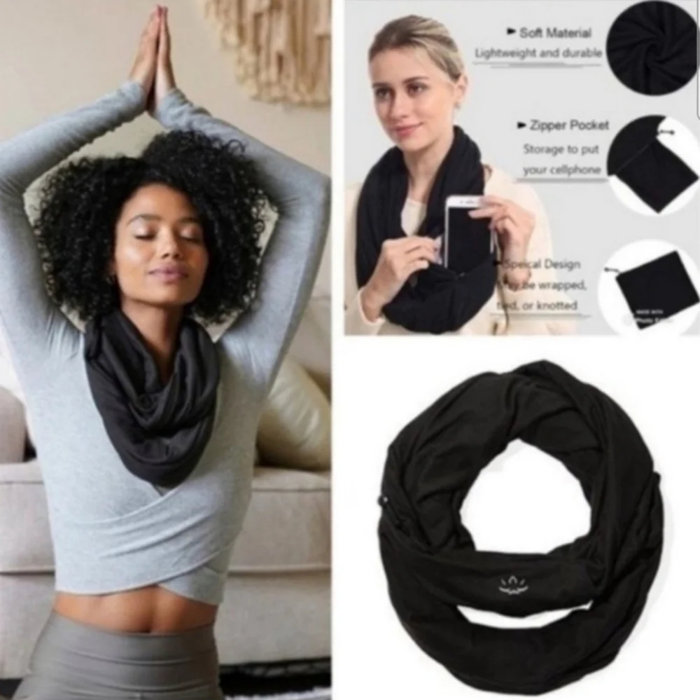 5/$10 🌞 Beyond Yoga Pocket Infinity Scarf
